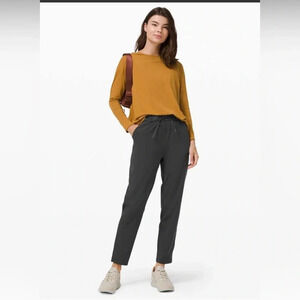 NEW Lululemon Keep Moving Pant 7/8 High-Rise Graphite Grey SZ 8